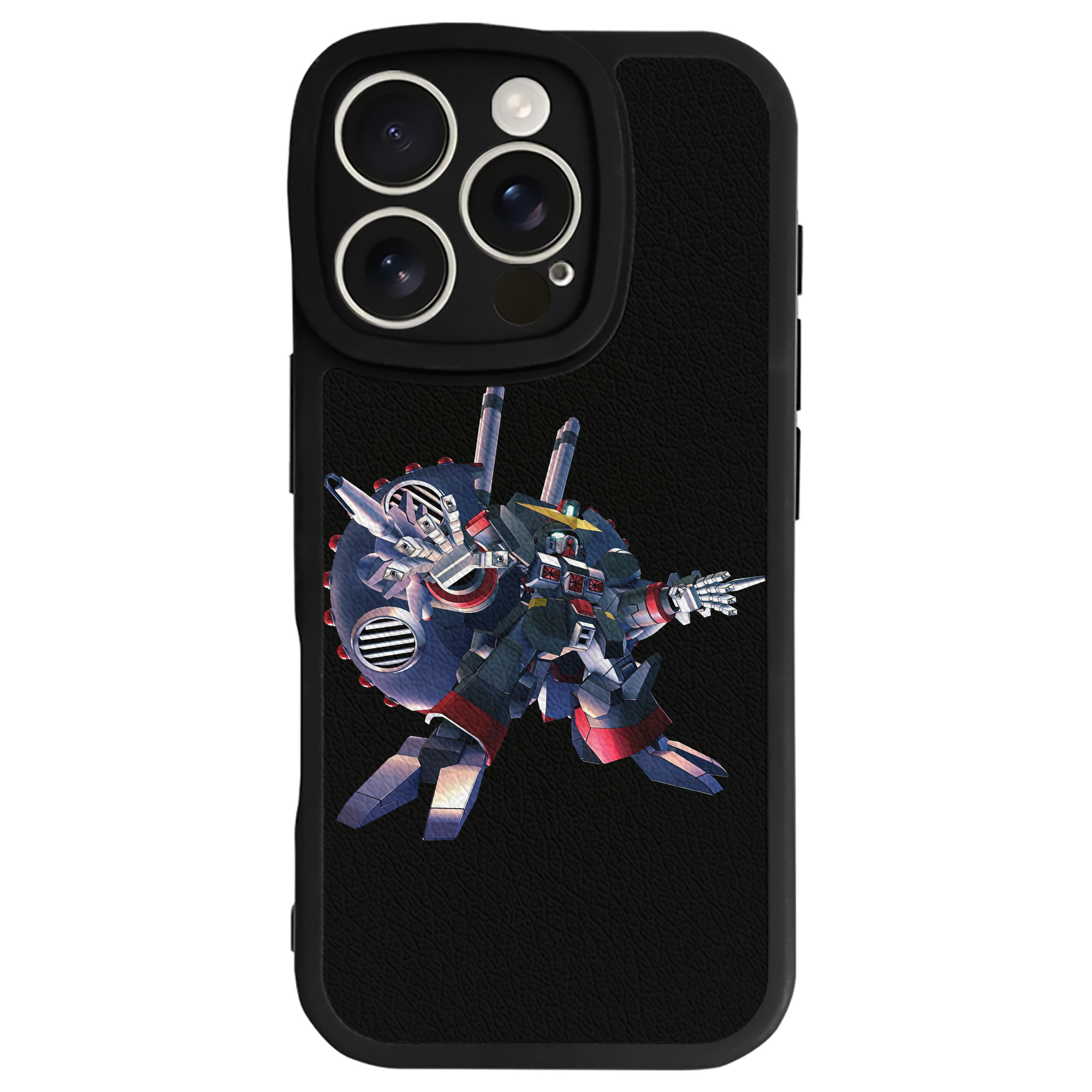 （画像用） 機動戦士ガンダム Mobile Suit Gundam 【iPhone 16シリーズ対応】シリコンスマホケース（レザー調） 材質：シリコン